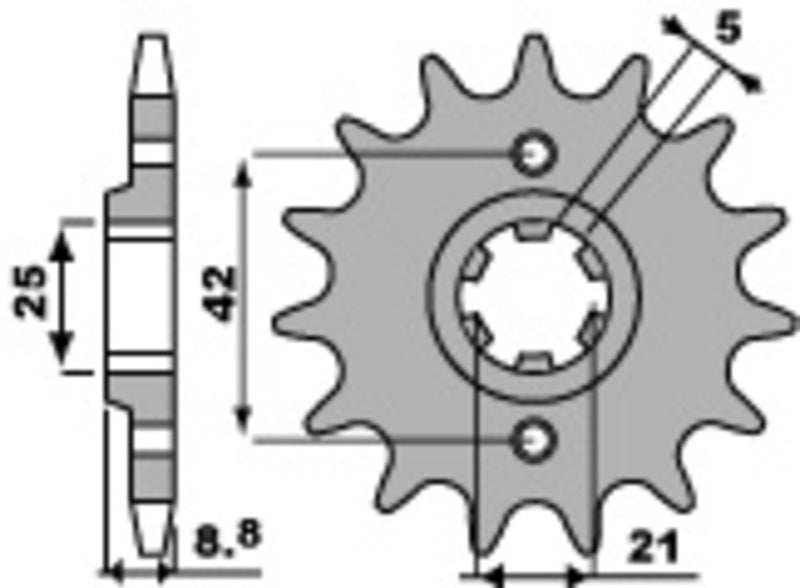 PBR Standard Stahlriztel vorne 507 - 520