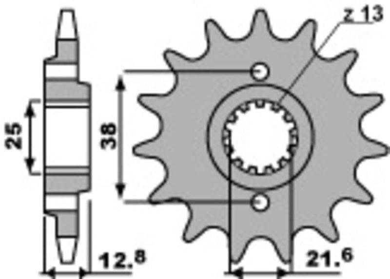 PBR Standard Stahlriztel vorne 511 - 520