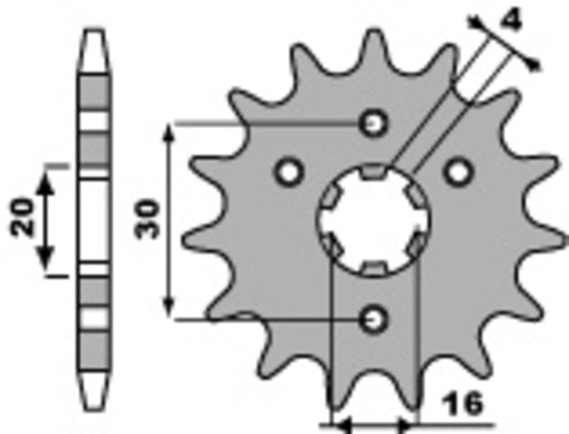 PBR Standard Stahlriztel vorne 517 - 428