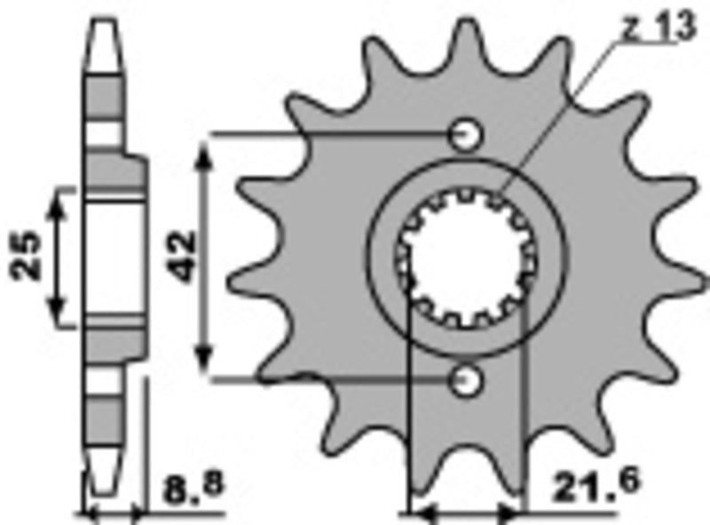 PBR Standard Stahlriztel vorne 523 - 520