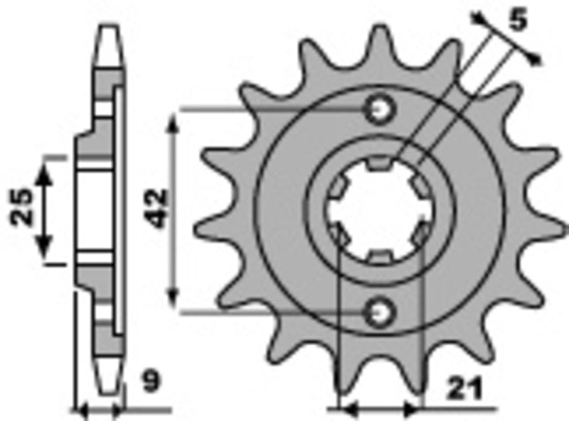 PBR Standard Stahlriztel vorne 576 - 428