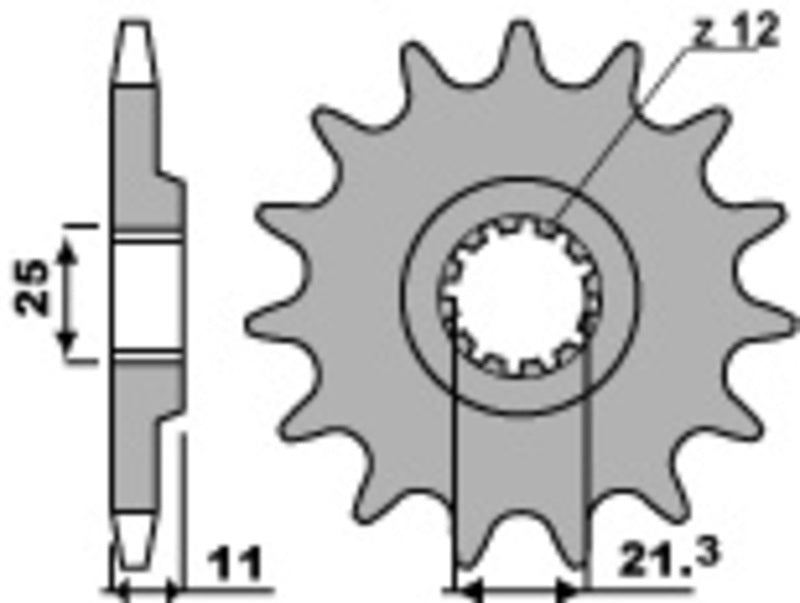 PBR Standard Stahlriztel vorne 727 - 520