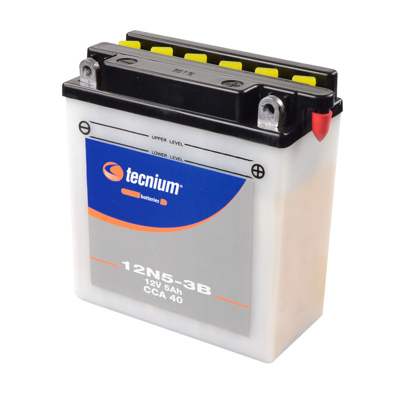 TECNIUM Blei/Säure Batterie mit Säurepack - 12N5-3B