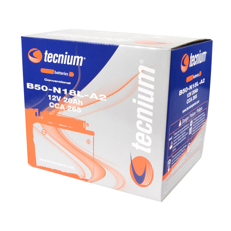 TECNIUM Blei/Säure Batterie mit Säurepack - B50-N18L-A2