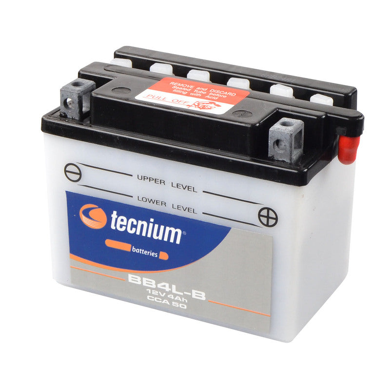 TECNIUM Blei/Säure Batterie mit Säurepack - BB4L-B