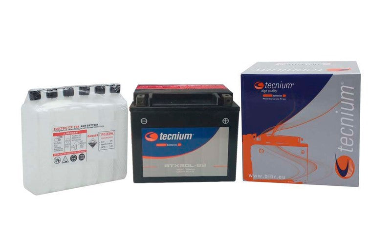TECNIUM Wartungsfreie Batterie mit Säurepack - BTX20L-BS