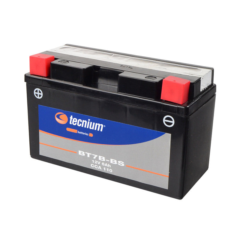 TECNIUM Wartungsfreie Batterie mit Säurepack - BT7B-BS