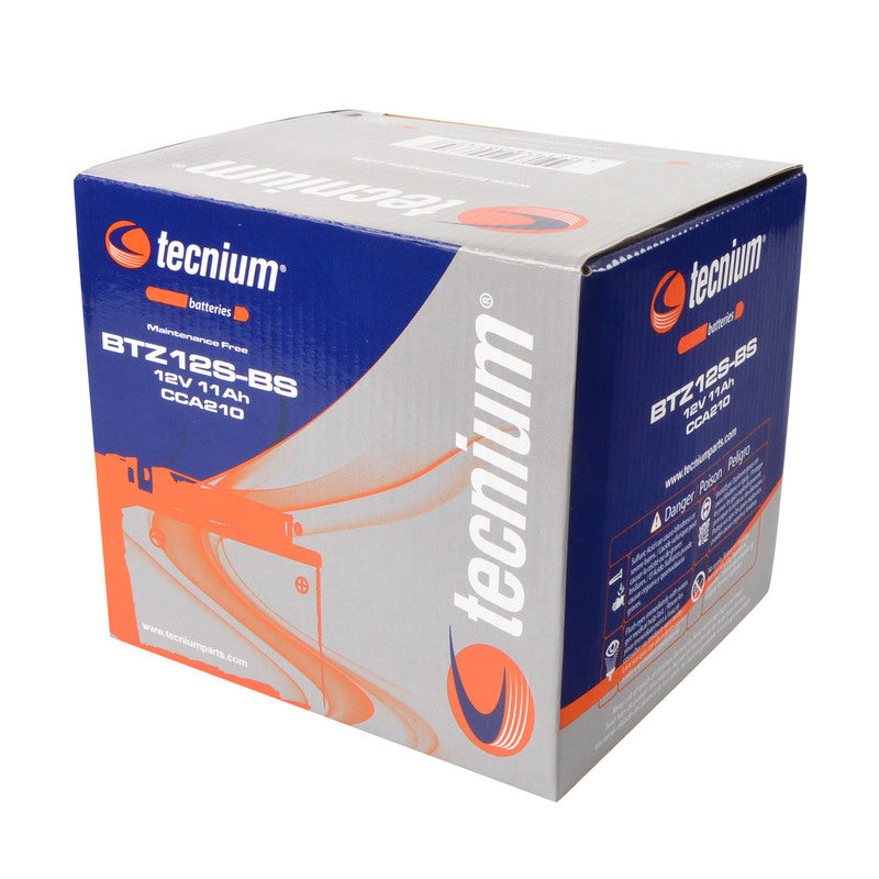 TECNIUM Wartungsfreie Batterie mit Säurepack - BTZ12S-BS