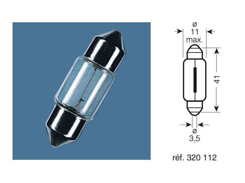 OSRAM Original Line Glühlampen 12V 10W - x10