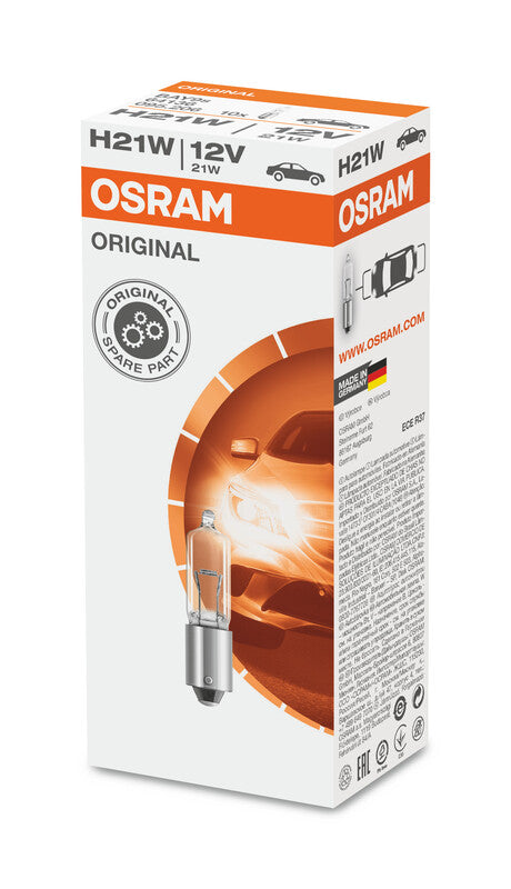 OSRAM Original Line H21W Glühlampen 12V 25W - x10