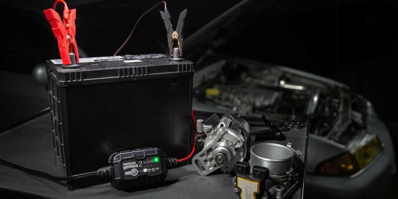 NOCO Genius2 Smart Batterieladeschellen mit integrierten Ösen 6/12V 2A