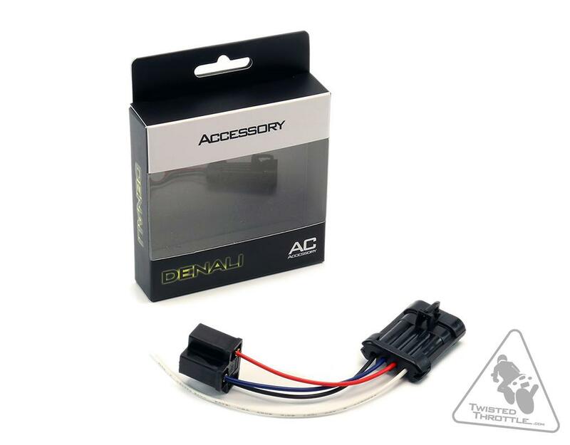 DENALI Kabeladapter Scheinwerfer H4 Harley Davidson