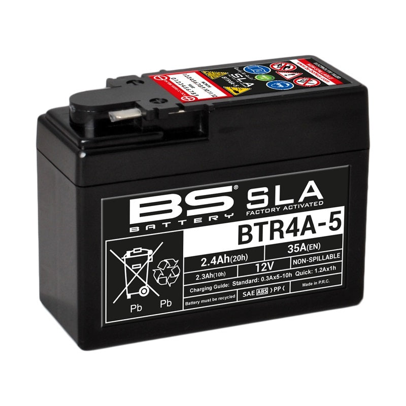 BS BATTERY SLA Wartungsfreie Batterie Werkseitig aktiviert - BTR4A-5