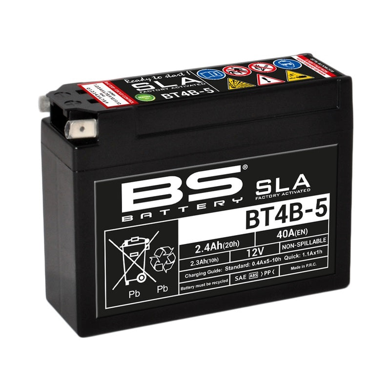 BS BATTERY SLA Wartungsfreie Batterie Werkseitig aktiviert - BT4B-5