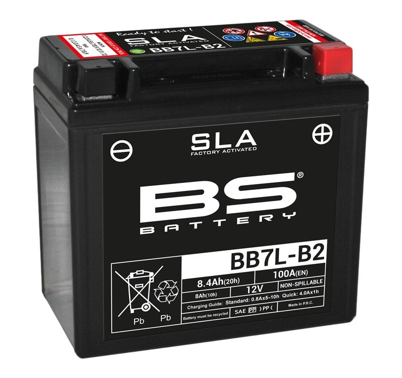 BS BATTERY SLA Wartungsfreie Batterie Werkseitig aktiviert - BB7L-B2