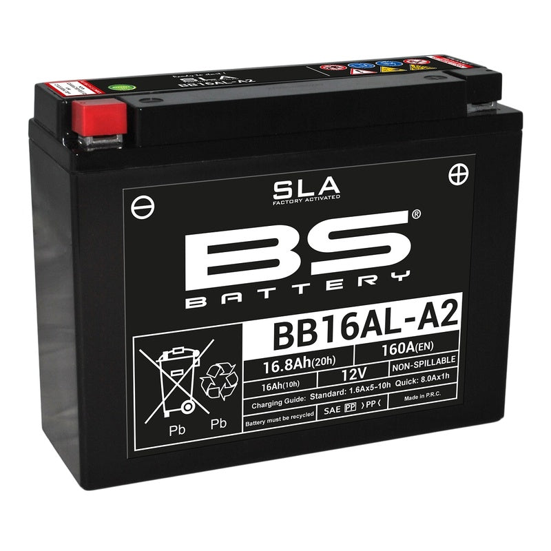 BS BATTERY SLA Wartungsfreie Batterie Werkseitig aktiviert - BB16AL-A2