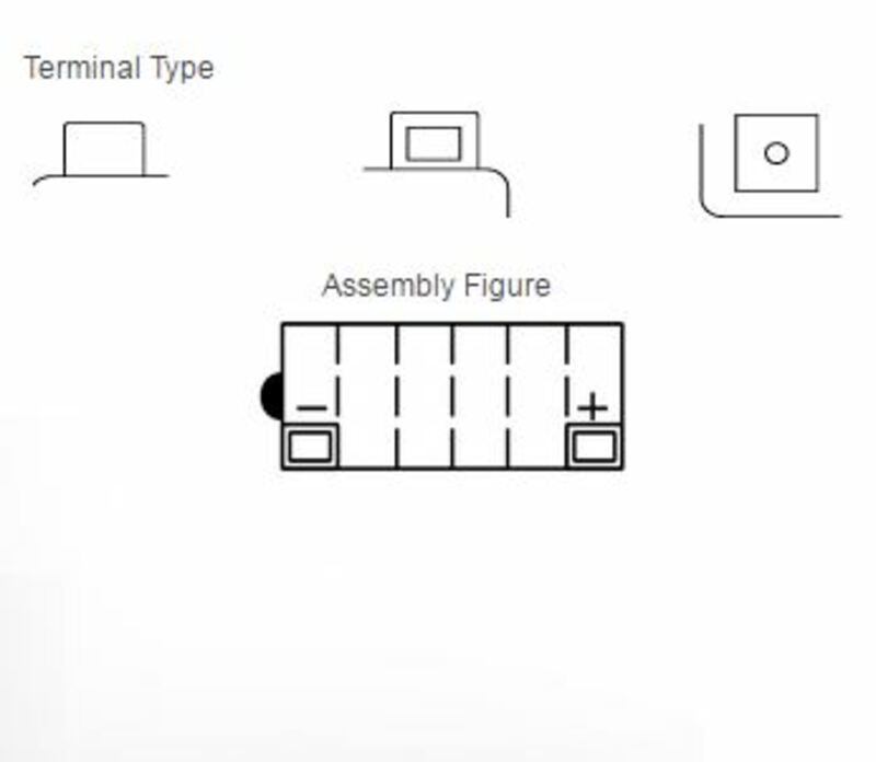 YUASA Blei/Säure Batterie ohne Säurepack - 12N14-3A