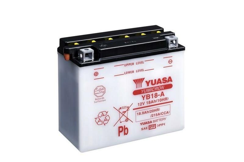 YUASA Blei/Säure Batterie ohne Säurepack - YB18-A