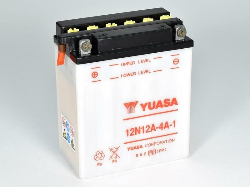 YUASA Blei/Säure Batterie ohne Säurepack - 12N12A-4A-1