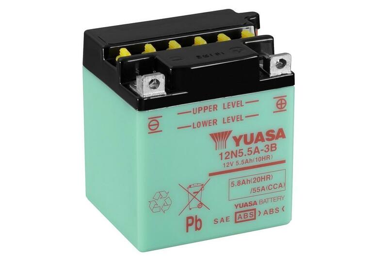 YUASA Blei/Säure Batterie ohne Säurepack - 12N5.5A-3B