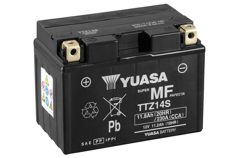 YUASA Wartungsfreie Batterie mit Säurepack - TTZ14S