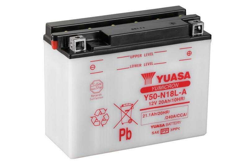 YUASA Blei/Säure Batterie ohne Säurepack - Y50-N18L-A