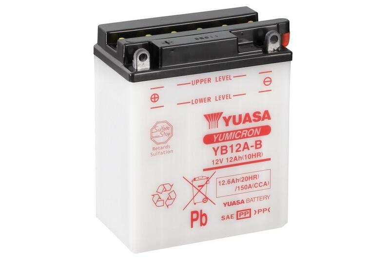 YUASA Blei/Säure Batterie ohne Säurepack - YB12A-B