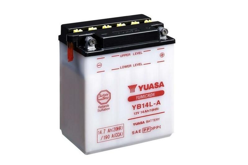 YUASA Blei/Säure Batterie ohne Säurepack - YB14L-A