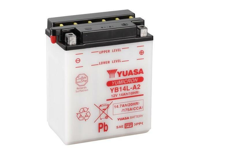 YUASA Blei/Säure Batterie ohne Säurepack - YB14L-A2
