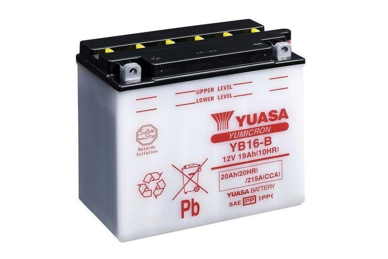 YUASA Blei/Säure Batterie ohne Säurepack - YB16-B