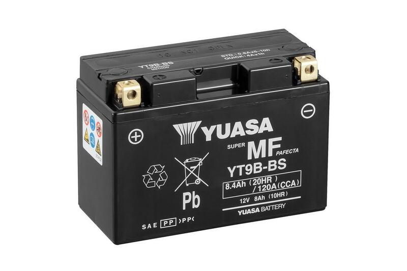 YUASA Wartungsfreie Batterie mit Säurepack - YT9B-BS