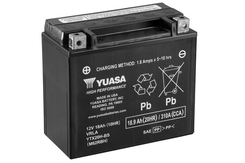 YUASA Wartungsfreie Batterie mit Säurepack - YTX20H-BS