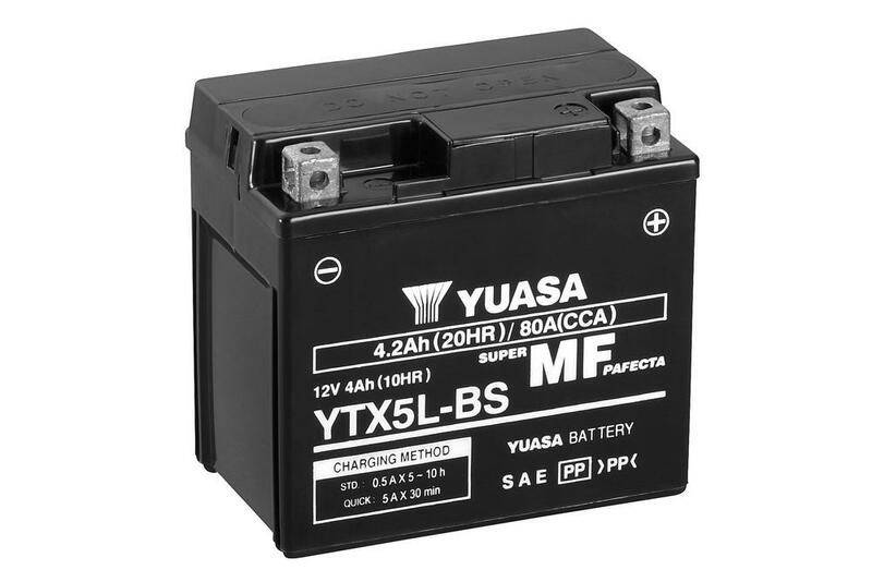 YUASA Wartungsfreie Batterie mit Säurepack - YTX5L-BS