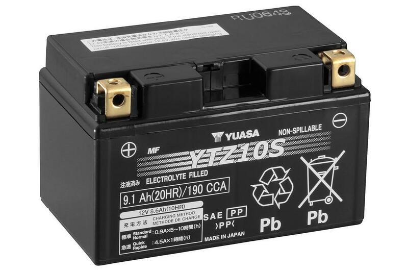 YUASA wartungsfreie Batterie werksseitig aktiviert - YTZ10S