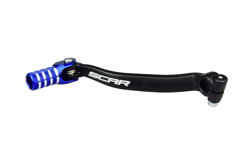 SCAR Schalthebel schwarz matt/Endstück blau