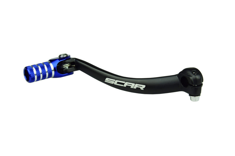 SCAR Schalthebel schwarz matt/Endstück blau