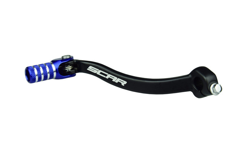 SCAR Schalthebel schwarz matt/Endstück blau