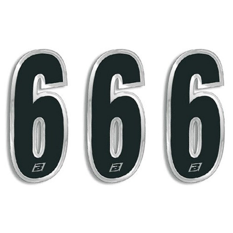 BLACKBIRD Racing Numbers - 15x7 cm