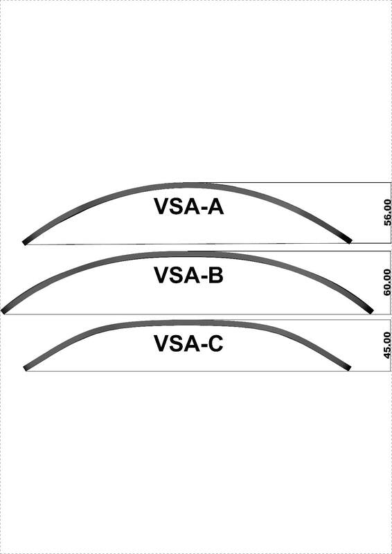 MRA Vario-Spoiler-Aufsatz "VSA-B" inkl. Klemme alle Bj.