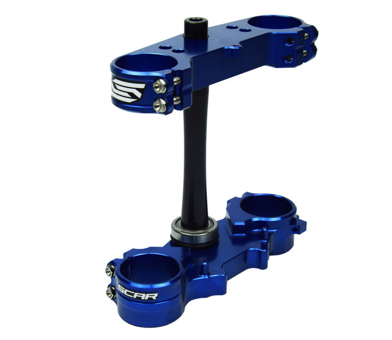 SCAR Gabelbrücke Offset 25mm blau