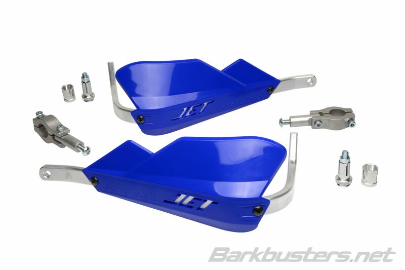 BARKBUSTERS Jet Handschutz Zweipunktbefestigung gerade Ø22mm Blau