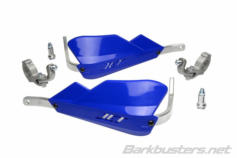 BARKBUSTERS Jet Handschutz Set Zweipunktbefestigung Konisch Blau