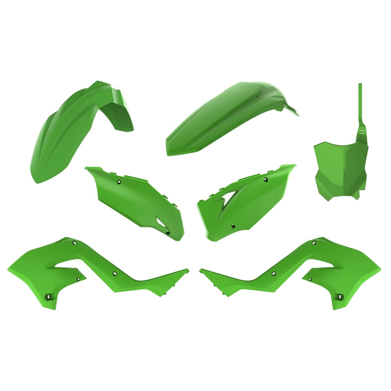 POLISPORT Restyle Plastikbausatz Grün Kawasaki KX125/250