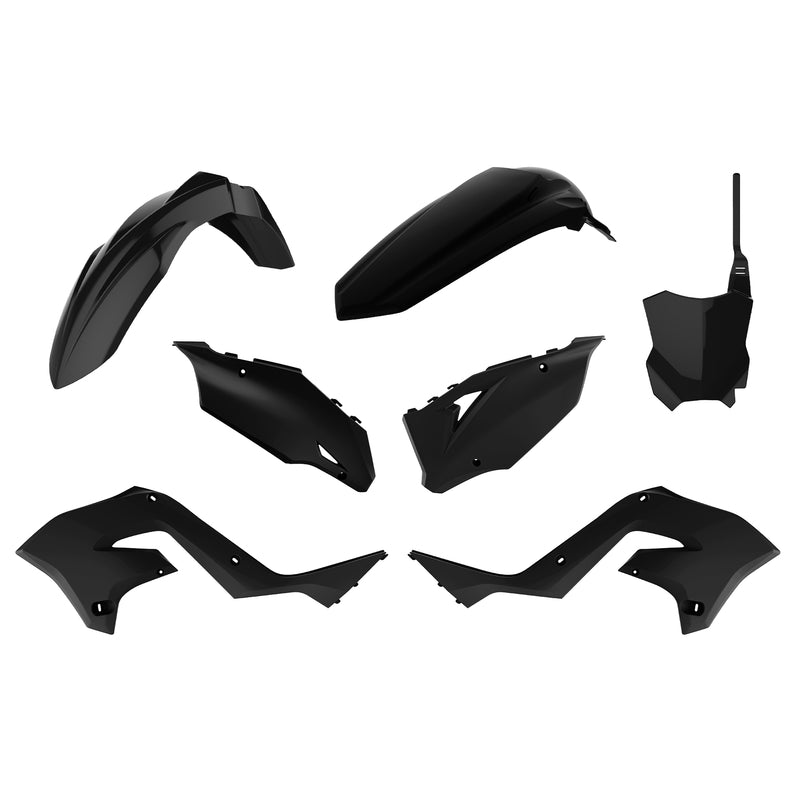 POLISPORT Restyle Plastikbausatz Schwarz Kawasaki KX125/250