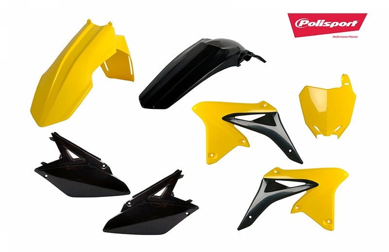 POLISPORT Plastik-Kits gelb/schwarz Suzuki RM-Z250