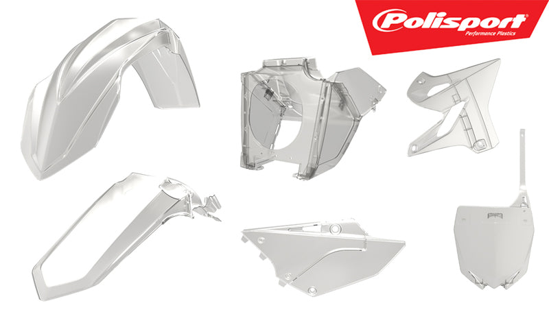 POLISPORT Plastik-Kit transparent/Restyle Yamaha