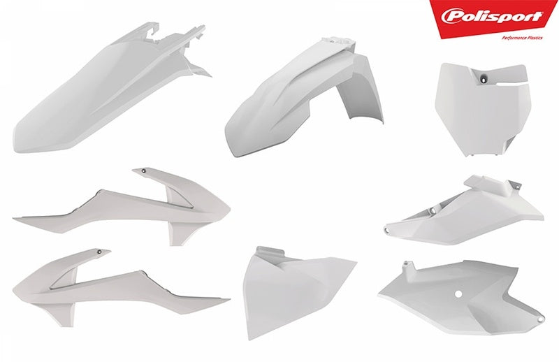 POLISPORT Plastik-Kit weiß KTM SX85