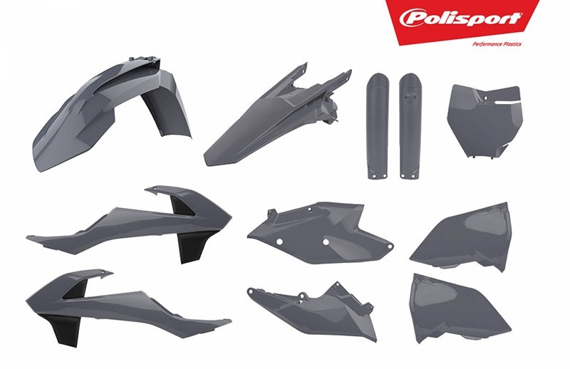 POLISPORT Plastik-Kits Nardo-grau KTM SX/SX-F