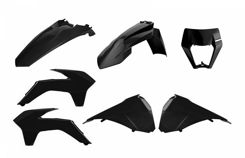 POLISPORT Enduro Plastik-Kit Restyle schwarz KTM EXC/EXC-F