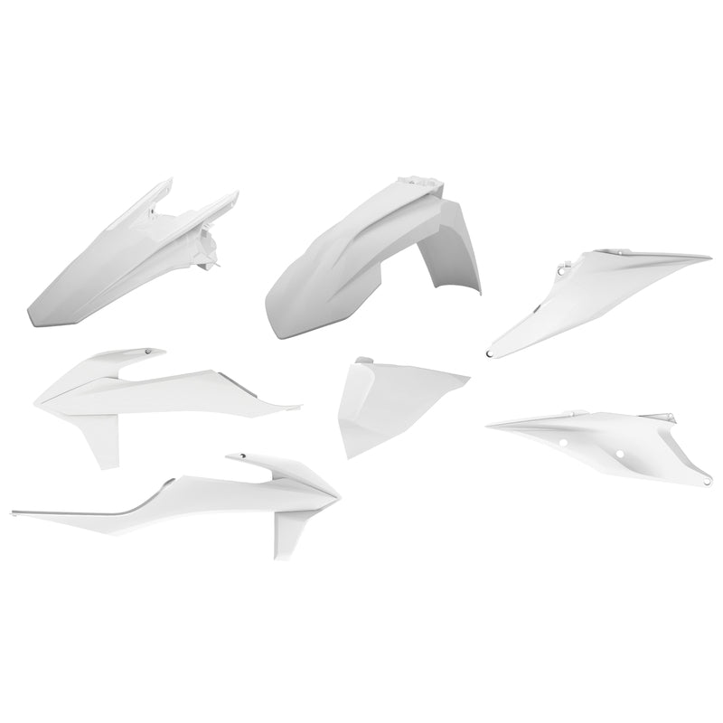 POLISPORT Plastic Kit White KTM